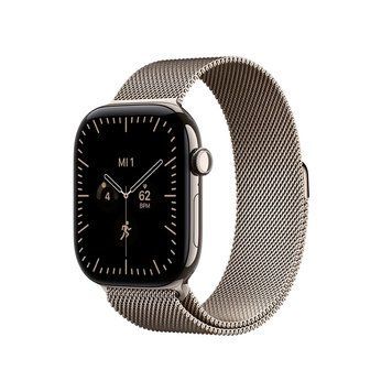 Смарт-годинник Apple Watch Series 12 GPS + Cellular 46mm Natural Titanium Case with Natural Milanese Loop S/M (MJGP4) MJGP4 фото