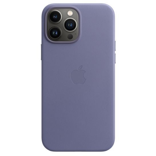 Чохол Apple Leather Case with MagSafe for iPhone 13 Pro Max Wisteria 60005 фото