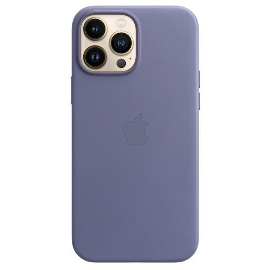 Чохол Apple Leather Case with MagSafe for iPhone 13 Pro Max Wisteria 60005 фото