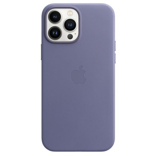 Чохол Apple Leather Case with MagSafe for iPhone 13 Pro Max Wisteria 60005 фото