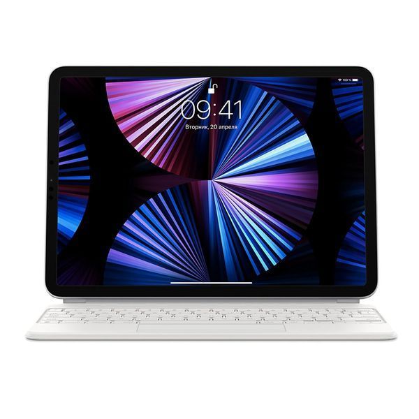Чехол-клавиатура Apple Magic Keyboard White for iPad Air 4 10.9"/iPad Pro 11" (MJQJ3) MJQJ3 фото