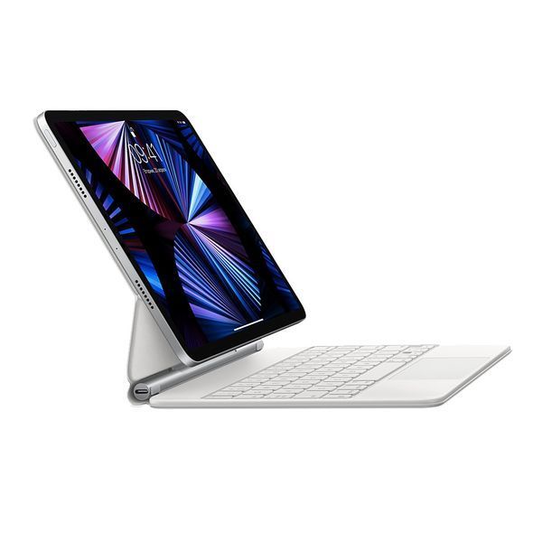 Чехол-клавиатура Apple Magic Keyboard White for iPad Air 4 10.9"/iPad Pro 11" (MJQJ3) MJQJ3 фото