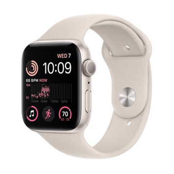 Apple Watch SE 40mm Starlight Aluminium Case with Starlight Sport Band (MNJP3) фото