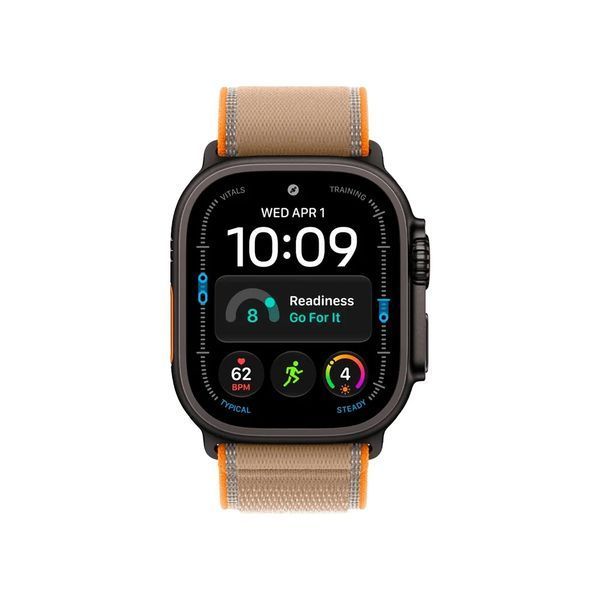Apple Watch Ultra 4 GPS + LTE 49mm Black Titanium Case with Sand Trail Loop - Small/Medium MJCT4+MKAH4 фото