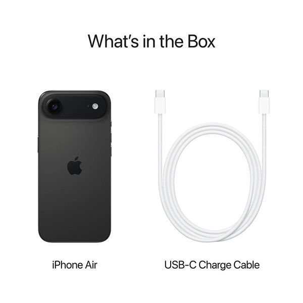 Apple iPhone 17 Air 256GB Space Black (MG2L4, MG184, MG274) MG2L4, MG184, MG274 фото