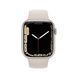 Apple Watch Series 7 41mm Starlight Aluminum Case with Starlight Sport Band  (MKMY3) фото 2