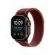 Apple Watch Ultra 4 GPS + LTE 49mm Black Titanium Case with Burgundy Trail Loop - Medium/Large MJC44 фото 1