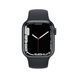 Apple Watch Series 7 41mm Midnight Aluminum Case with Midnight Sport Band  (MKMX3) фото 2