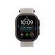 Apple Watch Ultra 4 GPS + LTE 49mm Black Titanium Case with Translucent Gray Ocean Band MJCT4+MKAQ4 фото 2