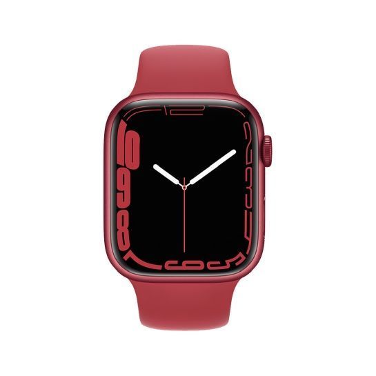Apple Watch Series 7 41mm PRODUCT(RED) Aluminum Case with Red Sport Band  (MKN23) фото