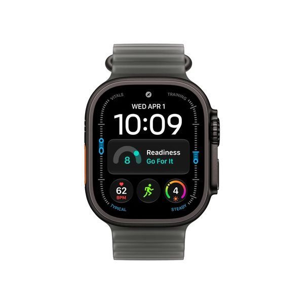 Apple Watch Ultra 4 GPS + LTE 49mm Black Titanium Case with Translucent Black Ocean Band MJAY4 фото