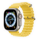 Apple Watch Ultra 49mm Titanium Case with Yellow Ocean Band  (MNHG3) фото 2