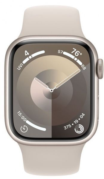 Apple Watch Series 9 45mm GPS Starlight Aluminum Case with Starlight Sport Band 88687 фото