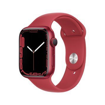 Apple Watch Series 7 45mm PRODUCT(RED) Aluminum Case with Red Sport Band  (MKN93) фото