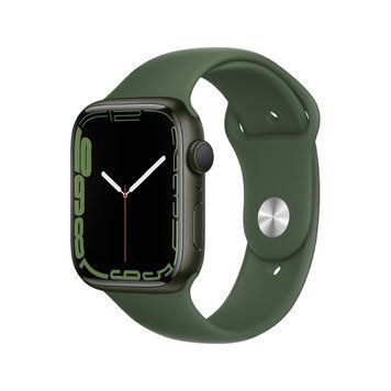Apple Watch Series 7 41mm Green Aluminum Case with Clover Sport Band  (MKN03) фото