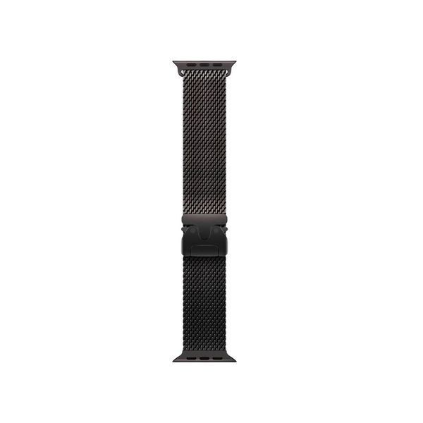 Apple Watch Ultra 4 GPS + LTE 49mm Black Titanium Case with Black Titanium Titanium Milanese Loop - Medium MJAV4 фото