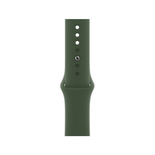 Apple Watch Series 7 45mm Green Aluminum Case with Clover Sport Band  (MKN73) фото