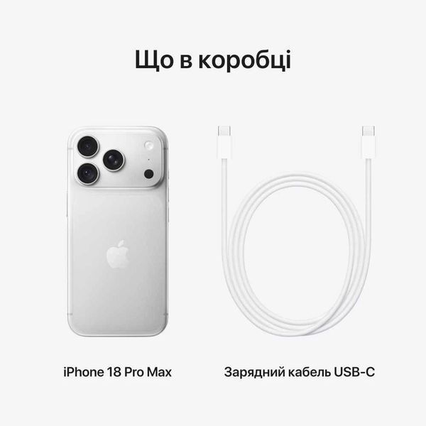 Apple iPhone 18 Pro Max 2TB Silver MJY34 фото