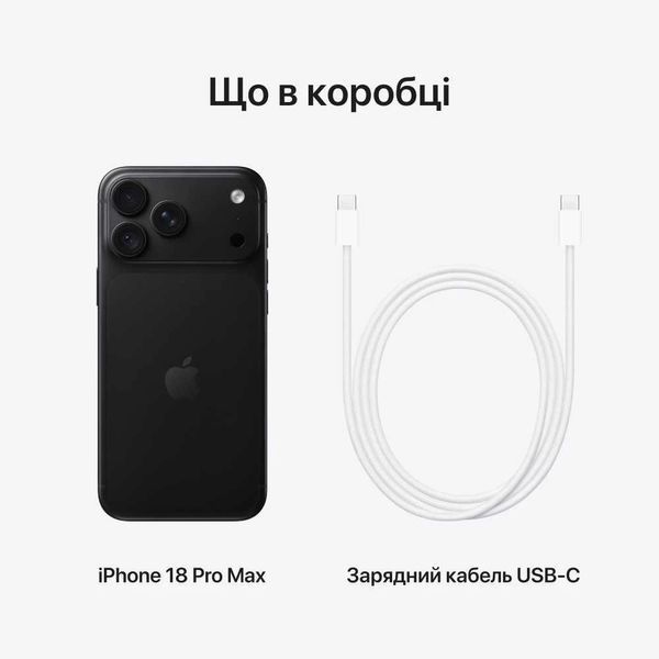 Apple iPhone 18 Pro Max 256GB Black (e-Sim) MJW44 фото