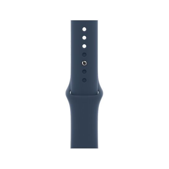 Apple Watch Series 7 45mm Blue Aluminum Case with Abyss Blue Sport Band  (MKN83) фото