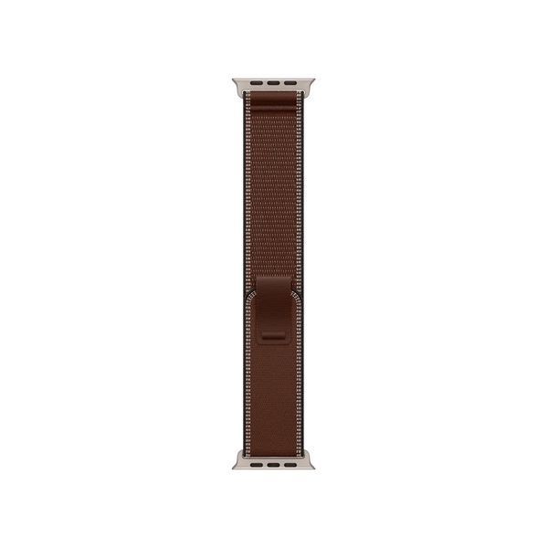 Apple Watch Ultra 4 GPS + LTE 49mm Natural Titanium Case with Dark Umber Trail Loop - Small/Medium MJCR4+MK8J4 фото