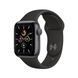Apple Watch SE 44mm Space Grey Aluminium Case with Midnight Sport Band (MKQ63) 10106 фото 1