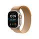 Apple Watch Ultra 4 GPS + LTE 49mm Natural Titanium Case with Sand Trail Loop - Medium/Large MJAQ4 фото 1