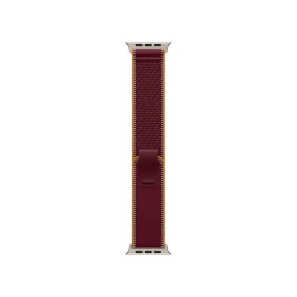 Apple Watch Ultra 4 GPS + LTE 49mm Natural Titanium Case with Burgundy Trail Loop - Small/Medium MJCR4+MK8G4 фото