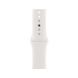 Apple Watch SE 44mm Silver Aluminum Case with White Sport Band (MYDQ2) 10108 фото 3
