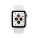 Apple Watch SE 44mm Silver Aluminum Case with White Sport Band (MYDQ2) 10108 фото 2