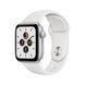 Apple Watch SE 44mm Silver Aluminum Case with White Sport Band (MYDQ2) 10108 фото 1