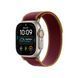 Apple Watch Ultra 4 GPS + LTE 49mm Natural Titanium Case with Burgundy Trail Loop - Medium/Large MJCR4+MK8H4 фото 1