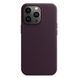 Чохол Apple Leather Case with MagSafe for iPhone 13 Pro Dark Cherry 60060 фото