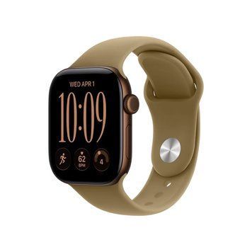 Смарт-годинник Apple Watch Series 12 GPS + Cellular 42mm Dark Bronze Aluminum Case with Olive Sport Band M/L (MJG54) MJG54 фото