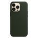 Чохол Apple Leather Case with MagSafe for iPhone 13 Pro Sequoia Green 60061 фото
