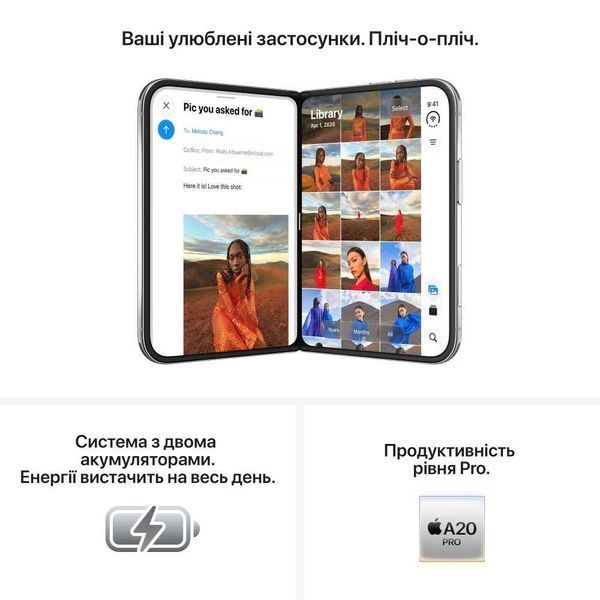 Apple iPhone Duo 2TB Star White MK2K4 фото