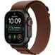 Apple Watch Ultra 4 GPS + LTE 49mm Black Titanium Case with Burgundy Alpine Loop - Small (MJC04) MJC04 фото 1