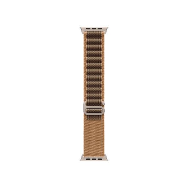 Apple Watch Ultra 4 GPS + LTE, 49mm Natural Titanium Case with Desert Alpine Loop - Large MJAG4 фото