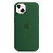 Чохол Apple Silicone Case with MagSafe for iPhone 13 Clover 7003 фото