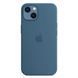 Чохол Apple Silicone Case with MagSafe for iPhone 13 Blue Jay 7004 фото