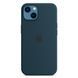 Чохол Apple Silicone Case with MagSafe for iPhone 13 Abyss Blue 7005 фото