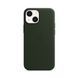 Чохол Apple Leather Case with MagSafe for iPhone 13 Mini Sequoia Green 60702 фото