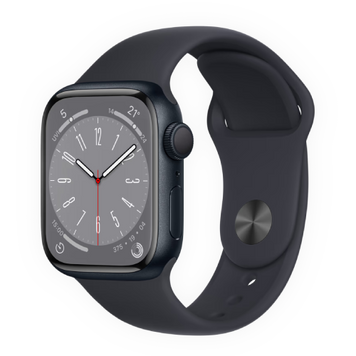 Apple Watch Series 8 41mm Midnight Aluminum Case with Midnight Sport Band (MNP53) фото