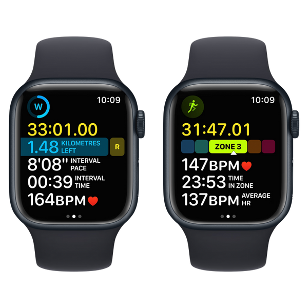 Apple Watch Series 8 41mm Midnight Aluminum Case with Midnight Sport Band (MNP53) фото