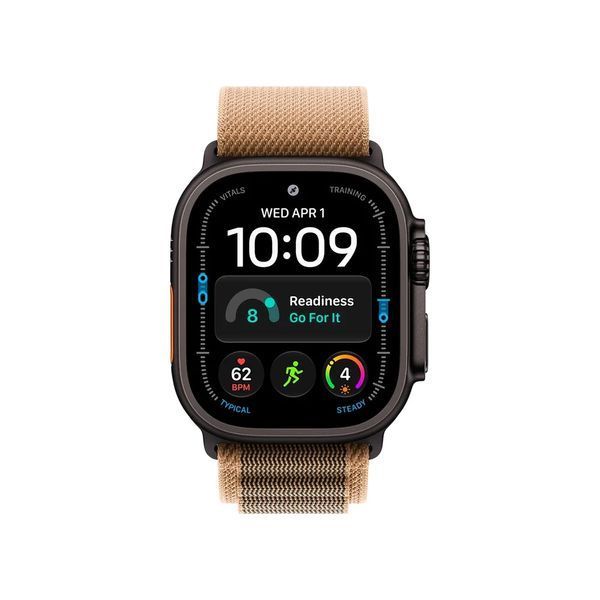 Apple Watch Ultra 4 GPS + LTE 49mm Black Titanium Case with Desert Alpine Loop - Small MJCT4+MKF34 фото