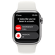 Apple Watch Series 8 45mm Silver Aluminum Case with White Sport Band (MP6N3) фото 3
