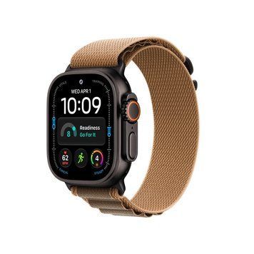 Apple Watch Ultra 4 GPS + LTE 49mm Black Titanium Case with Desert Alpine Loop - Large MJCT4+MKF54 фото