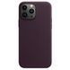 Чохол Apple Leather Case with MagSafe for iPhone 13 Pro Max Dark Cherry 60002 фото 4