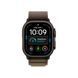 Apple Watch Ultra 4 GPS + LTE 49mm Black Titanium Case with Dark Olive Alpine Loop - Medium MJCT4+MKDX4 фото 2