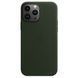 Чохол Apple Leather Case with MagSafe for iPhone 13 Pro Max Sequoia Green 60004 фото